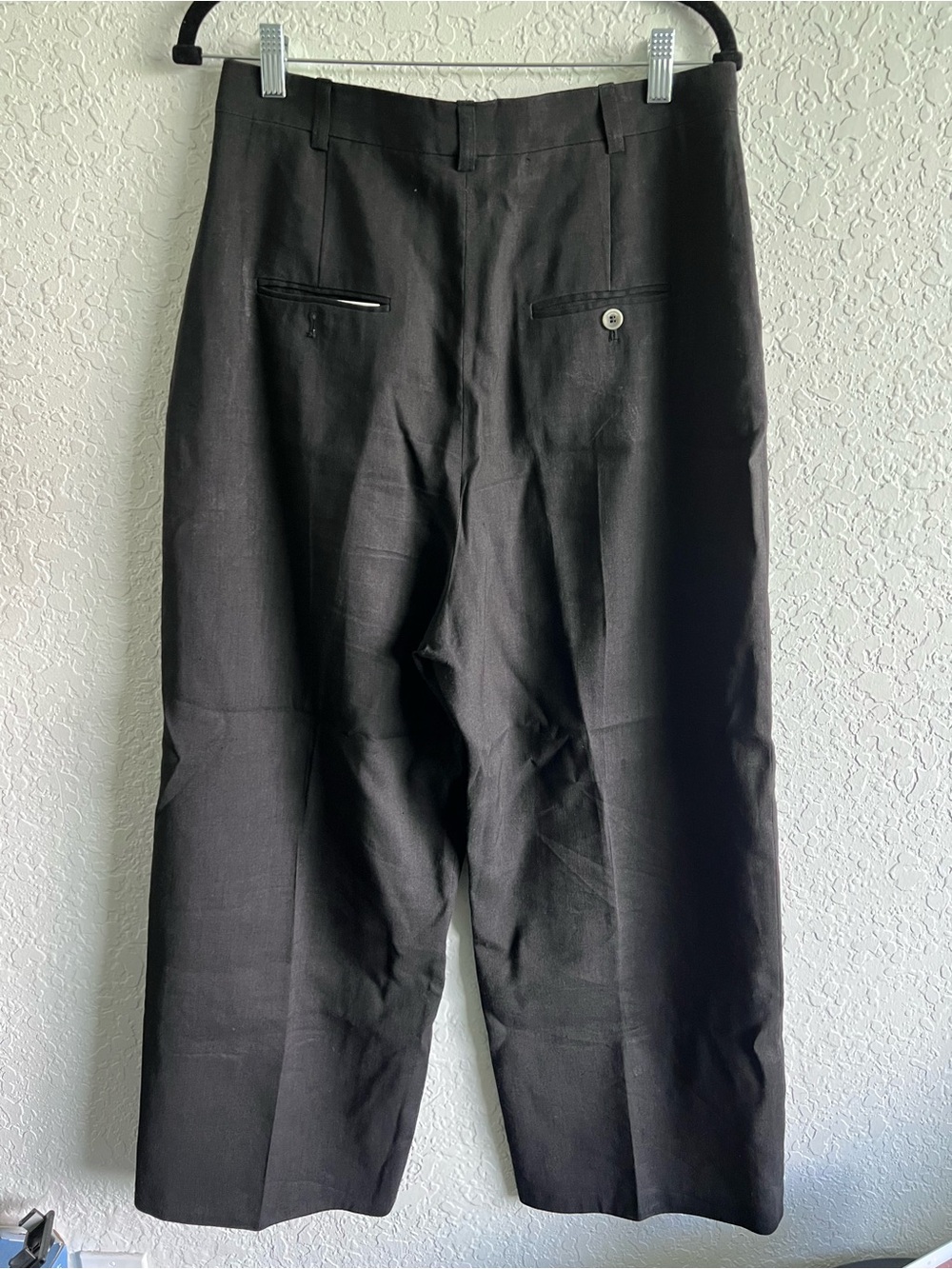 Jacquemus Black Wide-Leg Dress Pants